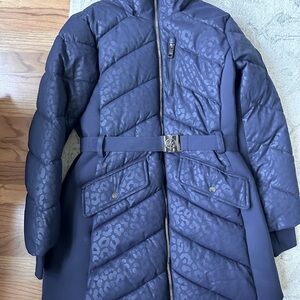 Michael Kors Dark Blue Puffer Jacket